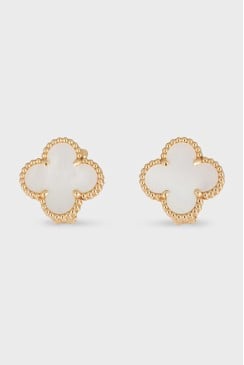 Сережки Vintage Alhambra з жовтого золота