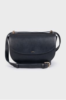 Black leather Genève bag