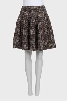 Black tweed skirt