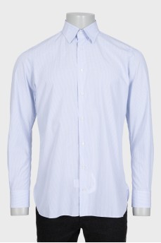 Men's checkered button-down shirt