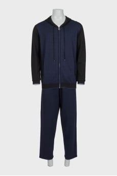 Men's tracksuit with straight trousers