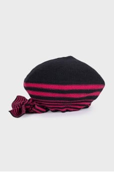 Wool striped hat