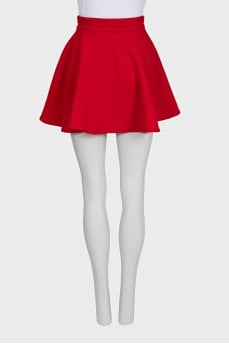 Red sun skirt