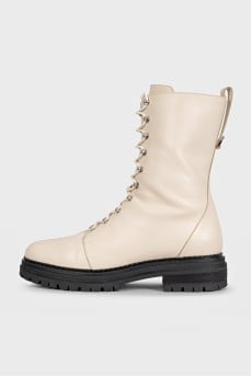 Prince High Leather Boots