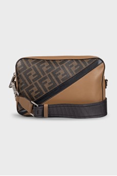 Men's canvas bag with print