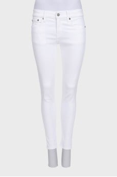 White skinny jeans