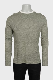 Men's green long sleeve t-shirt