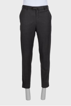 Men's dark gray trousers