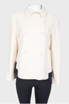 Shortened printed coat