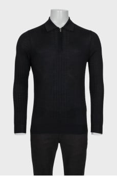 Men's 3D printed zip-up jumper