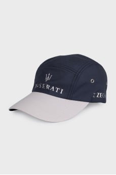 Men's blue cap by Zegna x Maserati