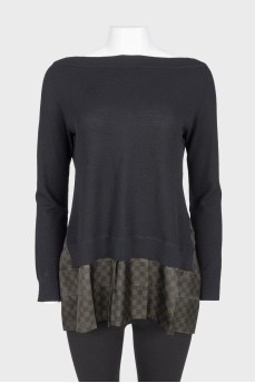 Silk insert jumper