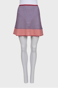 Mini skirt with elastic band