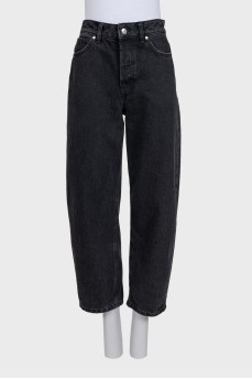Black banana jeans