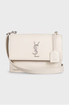 White leather Sunset bag