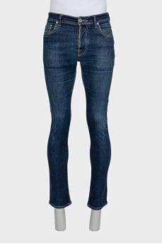 Чоловічі джинси boot cut fit синього кольору