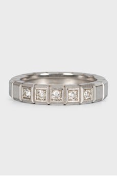 Ice Cube Gold Ring
