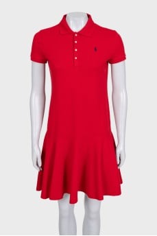 Red dress with tag