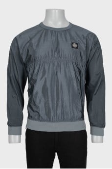 Men's sweatshirt with a side zipper