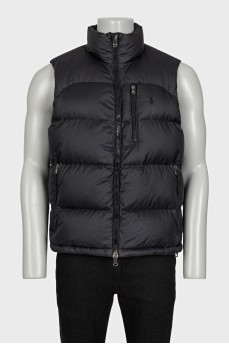 Men's insulated straight-cut vest