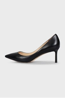 Black medium stiletto pumps