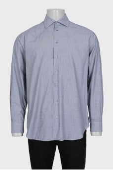 Men's gray shirt with a small print