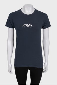 Slim-fit T-shirt with brand logo