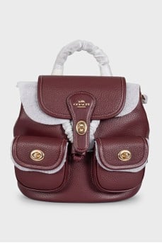 Purple Hadley Backpack with tag