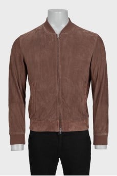 Men's brown suede jacket