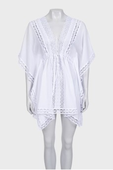 Kayla White Sheer Tunic