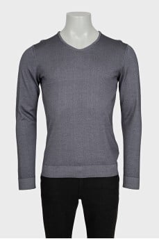Men's dark gray pullover