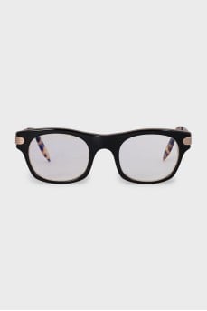 Black glasses with a printed insert