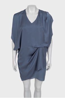 Loose-fitting double-layer dress