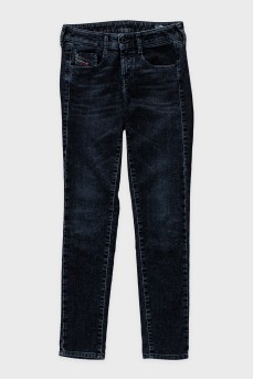 Dark blue skinny jeans