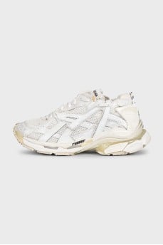 Білі комбіновані кросівки Runner