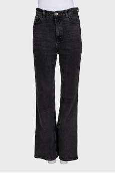 Чорні джинси boot cut fit