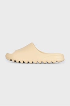 Beige Yeezy Slide Slides