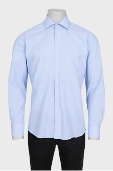 Men's light blue shirt with cuffs