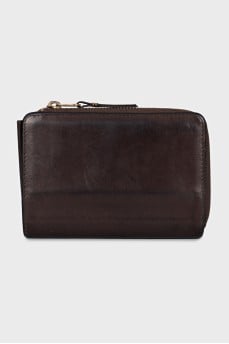 Brown leather wallet