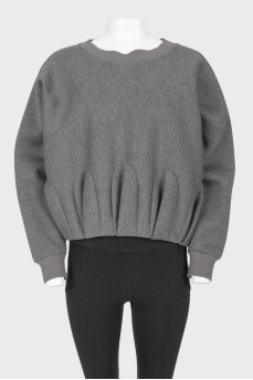 Grey loose fitting sweatshirt