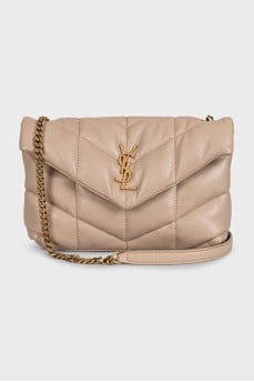 LouLou Quilted Leather Logo Bag