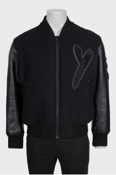 Men's Letterman Bomber Jacket