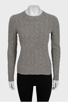 Gray cashmere jumper with tag