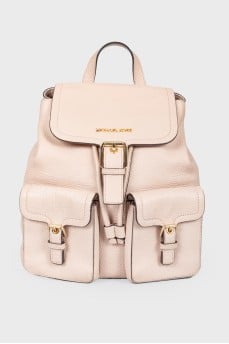 Backpack with patch pockets