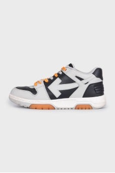 Out Of Office Leather Combo Sneakers