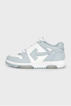 Out of Office two-tone leather sneakers