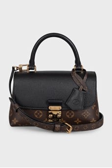 Brown canvas crossbody