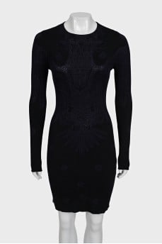 Dress made of wool and cashmere
