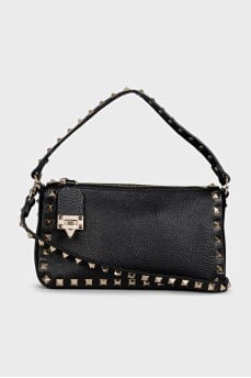 Черная сумка из кожи Rockstud
