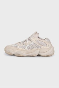 Сірі комбіновані кросівки Yeezy 500
